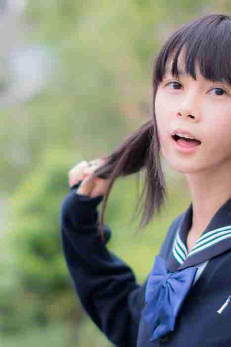 [双马尾辫清纯可